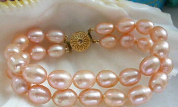 gt;>>elegant double 12mm pink baroque freshwater cultured pearls bracelet, Golden;silver
gt;>>elegant double 12mm pink baroque freshwater cultured pearls bracelet, Golden;silver
