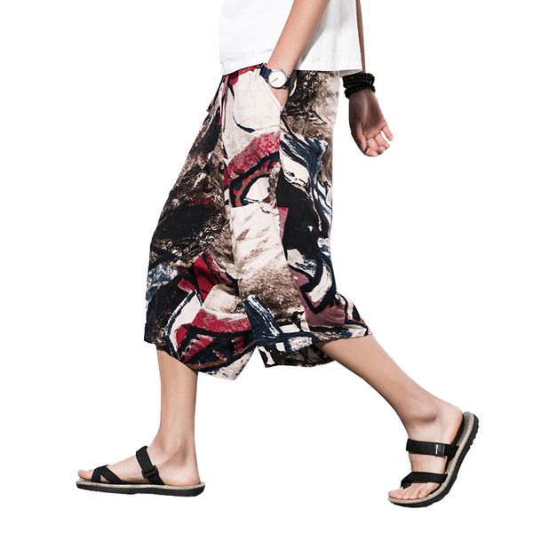 summer new korean fashion loose flowers trousers for men mid waist calf-length wide leg pants male casual palazzo bottoms 5xl, Black
summer new korean fashion loose flowers trousers for men mid waist calf-length wide leg pants male casual palazzo bottoms 5xl, Black