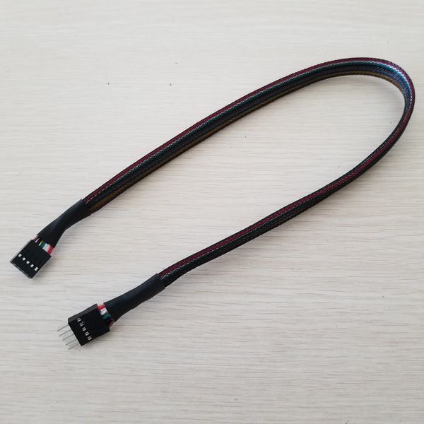 1 pcs ac97 hd audio extension cable ul1007 22awg wire for chassis front panel 50cm black
1 pcs ac97 hd audio extension cable ul1007 22awg wire for chassis front panel 50cm black