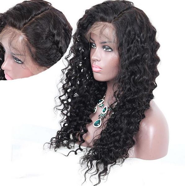 human virgin brazilian hair lace front full lace wigs curly natural black color soft baby hair, Black;brown
human virgin brazilian hair lace front full lace wigs curly natural black color soft baby hair, Black;brown