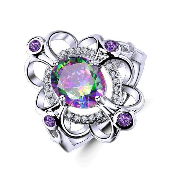 2018 new fashion colorful stone flower rings for women euramerican creative zirconia engagement wedding rings bride jewelry anel, Golden;silver
2018 new fashion colorful stone flower rings for women euramerican creative zirconia engagement wedding rings bride jewelry anel, Golden;silver