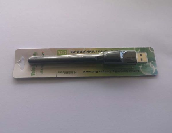 Новый RT5370 150 м беспроводная антенна WiFi карты USB адаптер Lan карты 802.11 n/g / b для Linux STB BO
Новый RT5370 150 м беспроводная антенна WiFi карты USB адаптер Lan карты 802.11 n/g / b для Linux STB BO