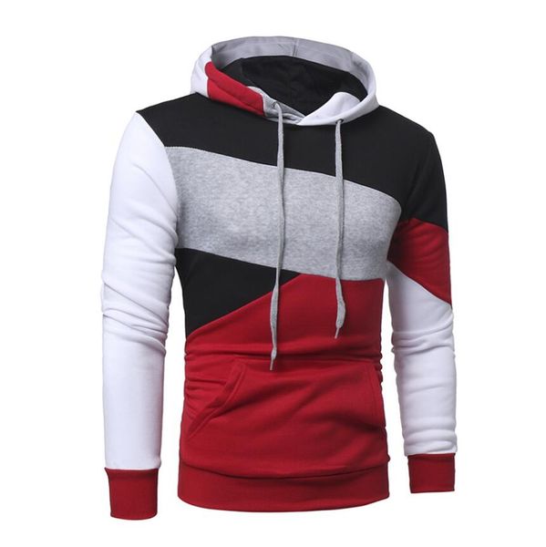 spring men's pullover hoodie patchwork sweatshirts cotton with cap yz pockets fit hoody with drawstring and pullover sports hoodies sli, Black
spring men's pullover hoodie patchwork sweatshirts cotton with cap yz pockets fit hoody with drawstring and pullover sports hoodies sli, Black