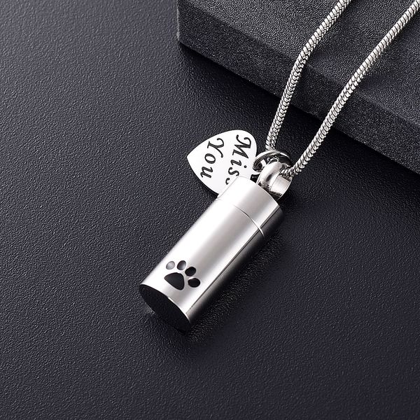 ijd11937 blank/ engravable tube shape necklace hold more ashes for your loved one stainless steel cremation pendant pet jewelry, Silver
ijd11937 blank/ engravable tube shape necklace hold more ashes for your loved one stainless steel cremation pendant pet jewelry, Silver