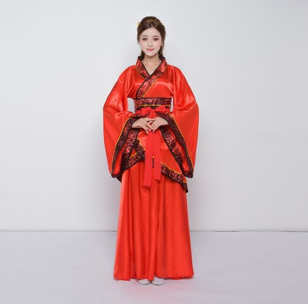 2018 new women's clothing han costumes clothing national costume stage female costume dress show costumes, Red
2018 new women's clothing han costumes clothing national costume stage female costume dress show costumes, Red