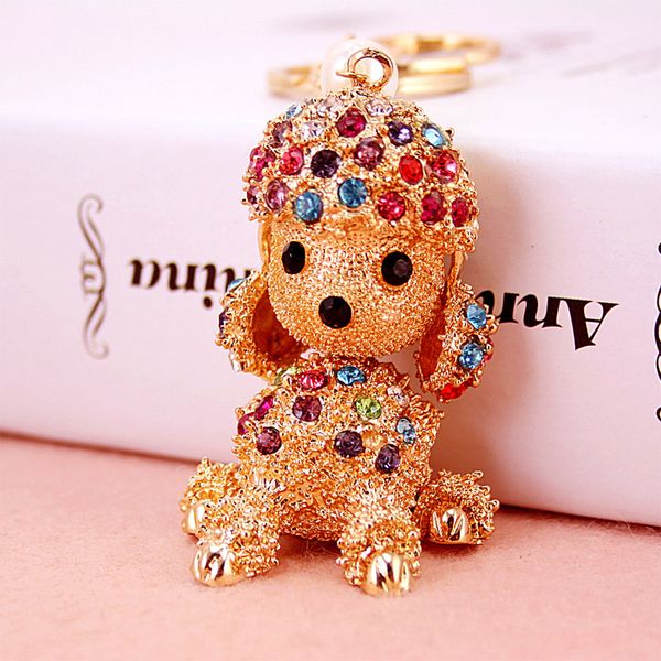 fashion dog poodle keychain bag charm pendant keys holder crystal rhinestones keyring jewelry for women girl gift
fashion dog poodle keychain bag charm pendant keys holder crystal rhinestones keyring jewelry for women girl gift