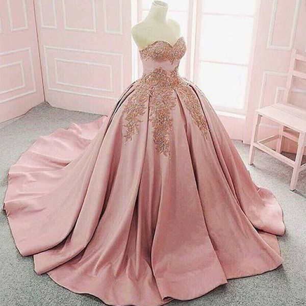 charming pink ball gown wedding dressessweetheart sleeveless beaded crytals lace appliques bridal gowns with train, White
charming pink ball gown wedding dressessweetheart sleeveless beaded crytals lace appliques bridal gowns with train, White