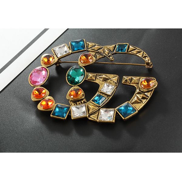 New famou brand de igner retro cry tal brooch vintage luxury multicolor rhine tone uit lapel pin brand jewelry acce ory, Gray
New famou brand de igner retro cry tal brooch vintage luxury multicolor rhine tone uit lapel pin brand jewelry acce ory, Gray
