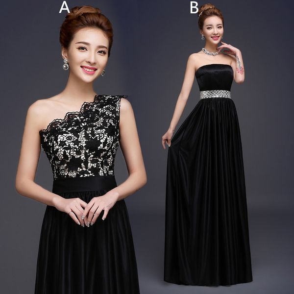 black satin formal evening dress long prom dress new lace up evening gowns party dresses, Black;red
black satin formal evening dress long prom dress new lace up evening gowns party dresses, Black;red