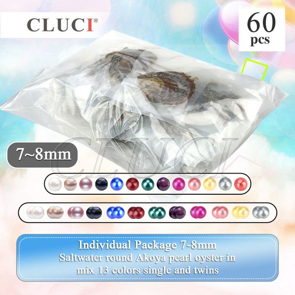 60PCS of Mix 13 Colors Single & Twins 7-8mm Individual Vacuum Package Saltwater Round Akoya Pearl Oyster
60PCS of Mix 13 Colors Single & Twins 7-8mm Individual Vacuum Package Saltwater Round Akoya Pearl Oyster
