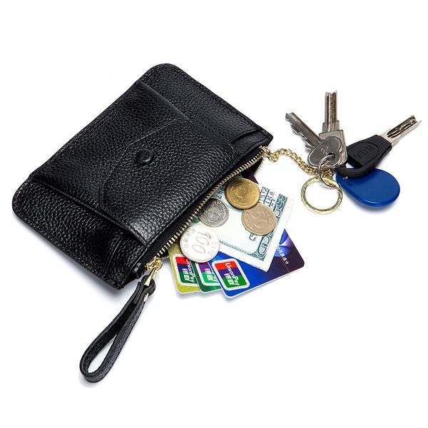 new genuine leather coin purses women small key holder money bags pocket wallets lady case mini pouch zipper, Red;black
new genuine leather coin purses women small key holder money bags pocket wallets lady case mini pouch zipper, Red;black