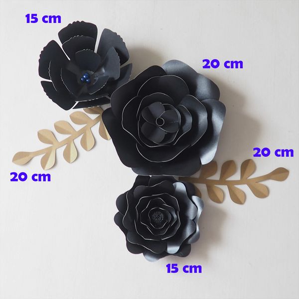 diy artificial flowers fleurs artificielles backdrop giant paper flowers 3pcs paper leave 2pcs wedding party decor black
diy artificial flowers fleurs artificielles backdrop giant paper flowers 3pcs paper leave 2pcs wedding party decor black