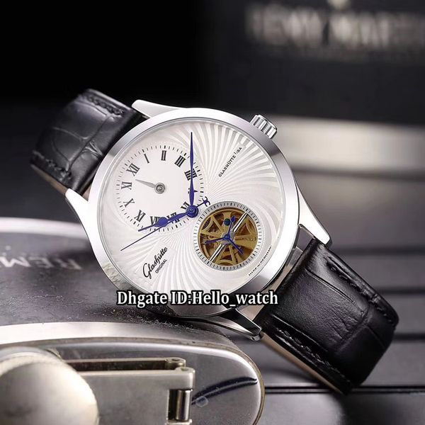 new glashütte original senator black dial autoamtic tourbillon mens watch silver case leather strap gents watches, Slivery;brown
new glashütte original senator black dial autoamtic tourbillon mens watch silver case leather strap gents watches, Slivery;brown