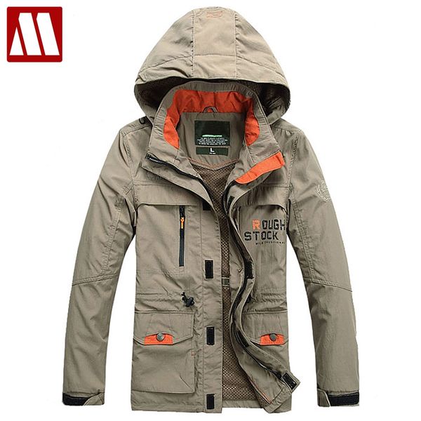 2017 sping autumn men multi-pocket jackets windproof coat men tourism mountain hooded jackets men's fashion coats male plus size, Black;brown
2017 sping autumn men multi-pocket jackets windproof coat men tourism mountain hooded jackets men's fashion coats male plus size, Black;brown
