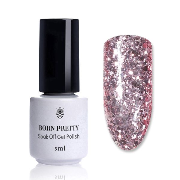 born pretty 1 bottle 5ml rose gold gel glitter sequins shining soak off uv gel nail art polish manicure nail art decoration, Red;pink
born pretty 1 bottle 5ml rose gold gel glitter sequins shining soak off uv gel nail art polish manicure nail art decoration, Red;pink