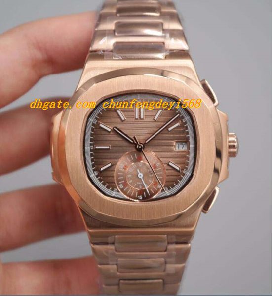 new 2 style luxury watches 5980/1a n@utilus stainless rose gold dial automatic fashion men's watch wristwatch, Slivery;brown
new 2 style luxury watches 5980/1a n@utilus stainless rose gold dial automatic fashion men's watch wristwatch, Slivery;brown