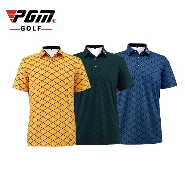 pgm t-shirt men golf polo summer plaid polyester breathable anti sweat man's golf sport t-shirt clothes ing, Black;blue
pgm t-shirt men golf polo summer plaid polyester breathable anti sweat man's golf sport t-shirt clothes ing, Black;blue