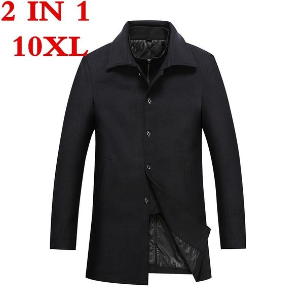 10xl 9xl зимняя шерсть пальто мужчины досуг длинные секции шерстяные пальто мужские чистый цвет повседневная мода куртки / повседневная мужч, Black
10xl 9xl зимняя шерсть пальто мужчины досуг длинные секции шерстяные пальто мужские чистый цвет повседневная мода куртки / повседневная мужч, Black
