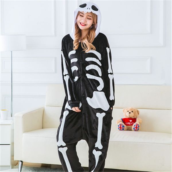 couple flannel skull pajamas anime cartoon hooded onesie pajamas for men and women thick sleepwear, Black;red
couple flannel skull pajamas anime cartoon hooded onesie pajamas for men and women thick sleepwear, Black;red