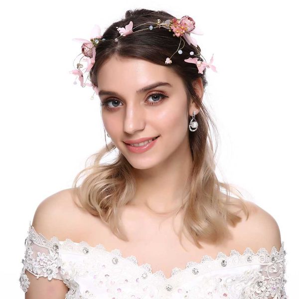 m mism cute women flower wreath hair band for wedding festival fashion elegant butterfly hairbands for women girls hair jewelry, Golden;white
m mism cute women flower wreath hair band for wedding festival fashion elegant butterfly hairbands for women girls hair jewelry, Golden;white