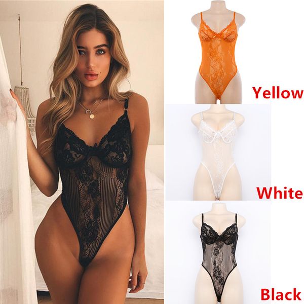1pcs see-through lace bodysuits lingerie lace bodysuit women summer body jumpsuit lingeries s//l ing, Black;white
1pcs see-through lace bodysuits lingerie lace bodysuit women summer body jumpsuit lingeries s//l ing, Black;white