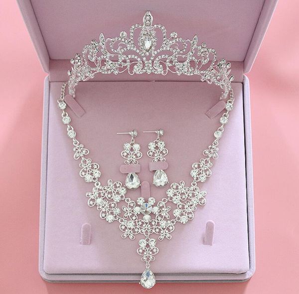 fashion crystal wedding bridal jewelry sets tiara crown earring necklace bride women pageant prom jewelry set hair ornaments, Slivery;golden
fashion crystal wedding bridal jewelry sets tiara crown earring necklace bride women pageant prom jewelry set hair ornaments, Slivery;golden