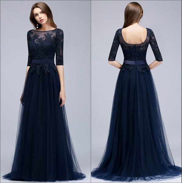 100% real p long sleeves lace evening dresses sheer scoop neck tulle appliques low back long formal party prom dresses cps470, Black;red
100% real p long sleeves lace evening dresses sheer scoop neck tulle appliques low back long formal party prom dresses cps470, Black;red