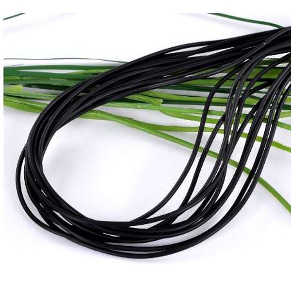 doreen box lovely rubber jewelry cord round black 2mm dia,10m length (b22142), Silver
doreen box lovely rubber jewelry cord round black 2mm dia,10m length (b22142), Silver