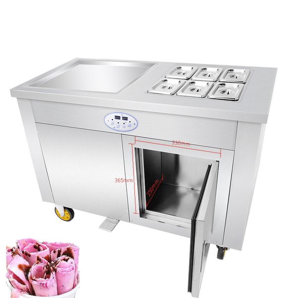 thailand rolled fried ice cream machine r410a commercial instant ice cream rolls making machine
thailand rolled fried ice cream machine r410a commercial instant ice cream rolls making machine