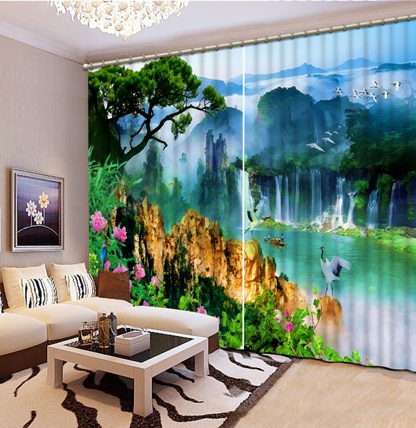 large 3d curtain waterfall scenery window curtain for living room kitchen cortina blackout home decoration
large 3d curtain waterfall scenery window curtain for living room kitchen cortina blackout home decoration