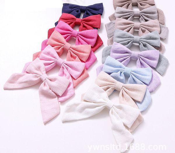 Girl cotton linen bow hair clip boutique children bow tie prince hairpin kid dovetail bow birthday party barrette girl gift y4112
Girl cotton linen bow hair clip boutique children bow tie prince hairpin kid dovetail bow birthday party barrette girl gift y4112