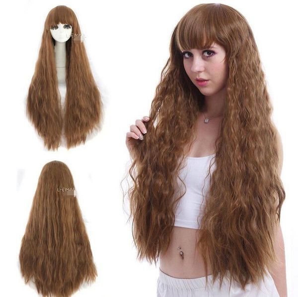 ly & cs sale dance party cosplays>>>lolita harajuku rhapsody brown long curly wavy hair cosplay wigs wig cap, Black;brown
ly & cs sale dance party cosplays>>>lolita harajuku rhapsody brown long curly wavy hair cosplay wigs wig cap, Black;brown