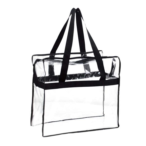 ljl tote bag, sturdy pvc construction zippered stadium security travel & gym clear bag, perfect for work, school, sports g, Blue;pink
ljl tote bag, sturdy pvc construction zippered stadium security travel & gym clear bag, perfect for work, school, sports g, Blue;pink