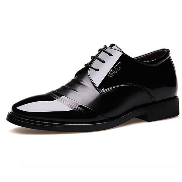 2019 men's quality patent leather shoes zapatos de hombre patchwork black short plush leather soft man dress shoes lace up elevator sho
2019 men's quality patent leather shoes zapatos de hombre patchwork black short plush leather soft man dress shoes lace up elevator sho