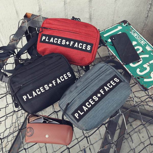 PLACES+FACES Life Embroidered Bags Men Women Original Shoulder Bag Mini Mobile Phone Packs Storage Bags P+F Messenger Bags Outdoor Packs
PLACES+FACES Life Embroidered Bags Men Women Original Shoulder Bag Mini Mobile Phone Packs Storage Bags P+F Messenger Bags Outdoor Packs