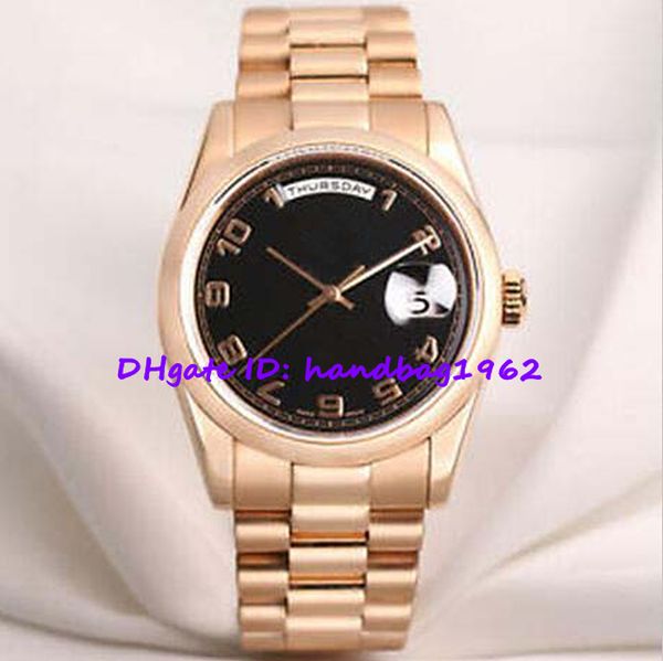 wholesale - luxury perpetual 18k rose gold day date president 118205 box mens watch men's watches, Slivery;brown
wholesale - luxury perpetual 18k rose gold day date president 118205 box mens watch men's watches, Slivery;brown
