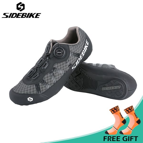 sidebike outdoor mtb road bike sport shoes non-lock leisure sneakers non-slip breathable cycling shoes zapato, Black
sidebike outdoor mtb road bike sport shoes non-lock leisure sneakers non-slip breathable cycling shoes zapato, Black