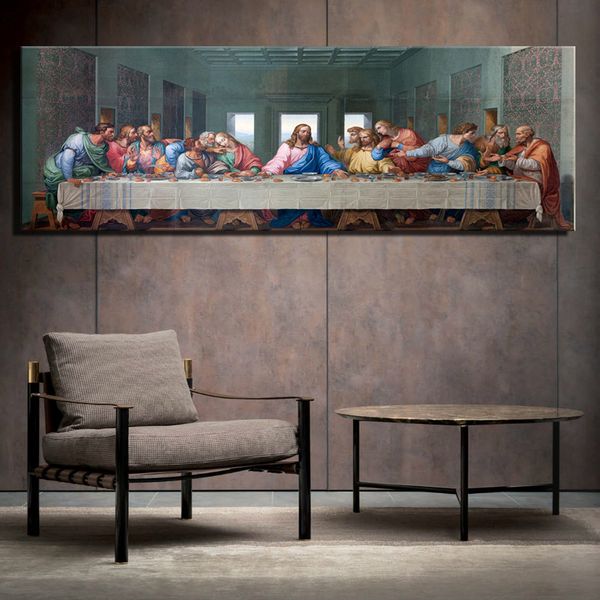 last supper christian canvas painting for living room jesus portrait religions wall art canvas poster for bed room decor cuadros
last supper christian canvas painting for living room jesus portrait religions wall art canvas poster for bed room decor cuadros
