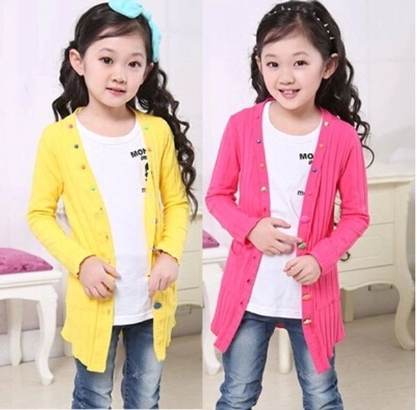 2018 spring children clothes baby long-sleeved long style thin girls cardigan sweaters for kids girls kniing sweater coat top, Blue
2018 spring children clothes baby long-sleeved long style thin girls cardigan sweaters for kids girls kniing sweater coat top, Blue