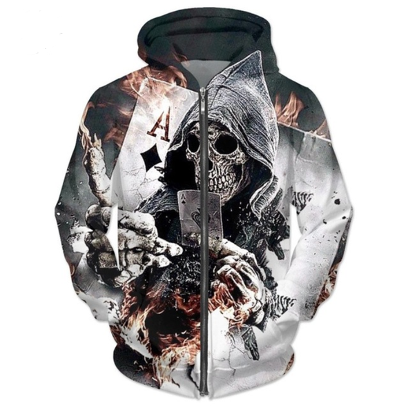 wholesale- fashion womens/mens skull funny 3d print zipper jumper sweatshirt hoodies ll015, Black;brown
wholesale- fashion womens/mens skull funny 3d print zipper jumper sweatshirt hoodies ll015, Black;brown