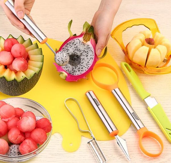 stainless steel fruit baller carving knife slicer peeler cutter kitchen gadgets cook tools fruit set multi function
stainless steel fruit baller carving knife slicer peeler cutter kitchen gadgets cook tools fruit set multi function