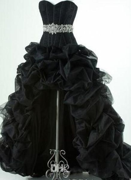classic 2018 black high low prom dresses corset sweetheart neckline shiny beading waist pick-ups vestidos de fiesta
classic 2018 black high low prom dresses corset sweetheart neckline shiny beading waist pick-ups vestidos de fiesta