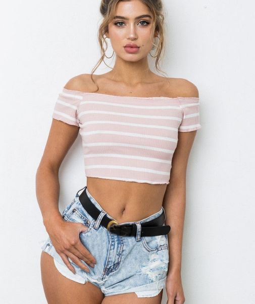 off shoulder striped tees cropped women short sleeve crop women jumper 2018 winter sweater pull femme, White
off shoulder striped tees cropped women short sleeve crop women jumper 2018 winter sweater pull femme, White