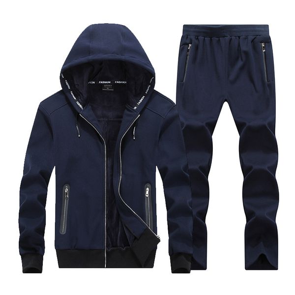 large size xl~8xl 9xl winter men sporting suit hoodies jacket+pant thick sweatsuit two piece set tracksuit for men clothing, Gray
large size xl~8xl 9xl winter men sporting suit hoodies jacket+pant thick sweatsuit two piece set tracksuit for men clothing, Gray