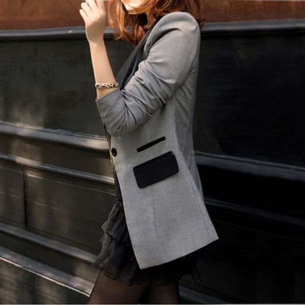 2016 new blazer women feminino autumn winter slim coat plus size casual blazers jackets suit ladies blaser grey,black s~3xxxl, White;black
2016 new blazer women feminino autumn winter slim coat plus size casual blazers jackets suit ladies blaser grey,black s~3xxxl, White;black