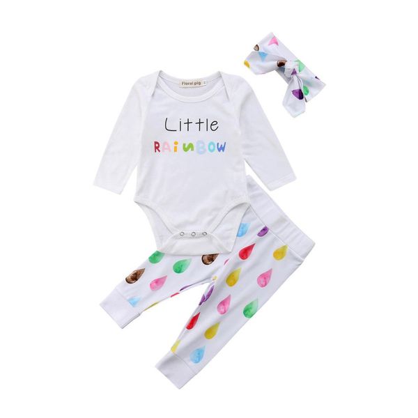 cute newborn toddler kids girl boys baby little rainbow letter romper long pants headband outfits set, White
cute newborn toddler kids girl boys baby little rainbow letter romper long pants headband outfits set, White