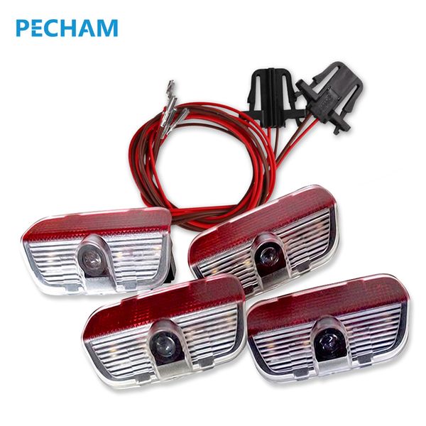 

4 pcs LED Door 3D shadow Car light logo Auto lamp with projection function for VW TIGUAN CC Golf MK6 JETTA MK5 PASSAT B6 B7