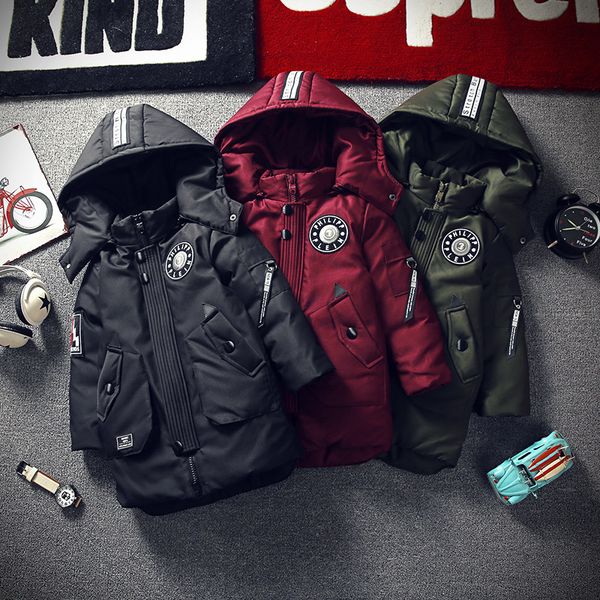 new 2018 childrens winter jacket for boys fashion hooded thick cotton-padded boy long coat solid parka kid clothes outerwear, Blue;gray
new 2018 childrens winter jacket for boys fashion hooded thick cotton-padded boy long coat solid parka kid clothes outerwear, Blue;gray