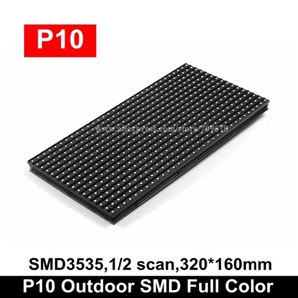 p10 outdoor smd3535 1/2 scan full color led module 32*16 pixels 320*160mm hub75 port higher brightness choice for video display
p10 outdoor smd3535 1/2 scan full color led module 32*16 pixels 320*160mm hub75 port higher brightness choice for video display