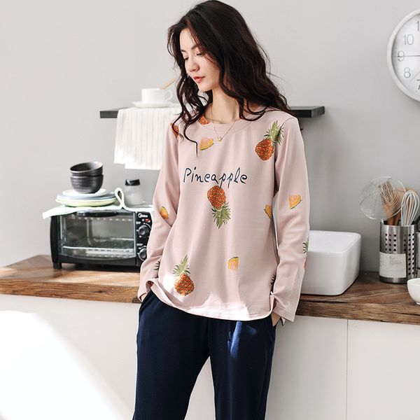 2018 women pajamas set fashion o-neck long sleeve sleepwear stitch cotton pajamas for women homewear autumnn pyjamas, Blue;gray
2018 women pajamas set fashion o-neck long sleeve sleepwear stitch cotton pajamas for women homewear autumnn pyjamas, Blue;gray